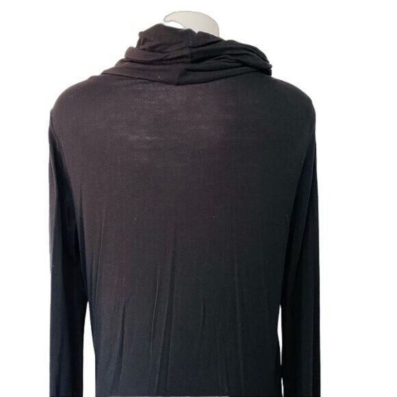 Daisy & Queen Black Turtle Neck Skirted Maxi Dress Size M - Picture 9 of 10